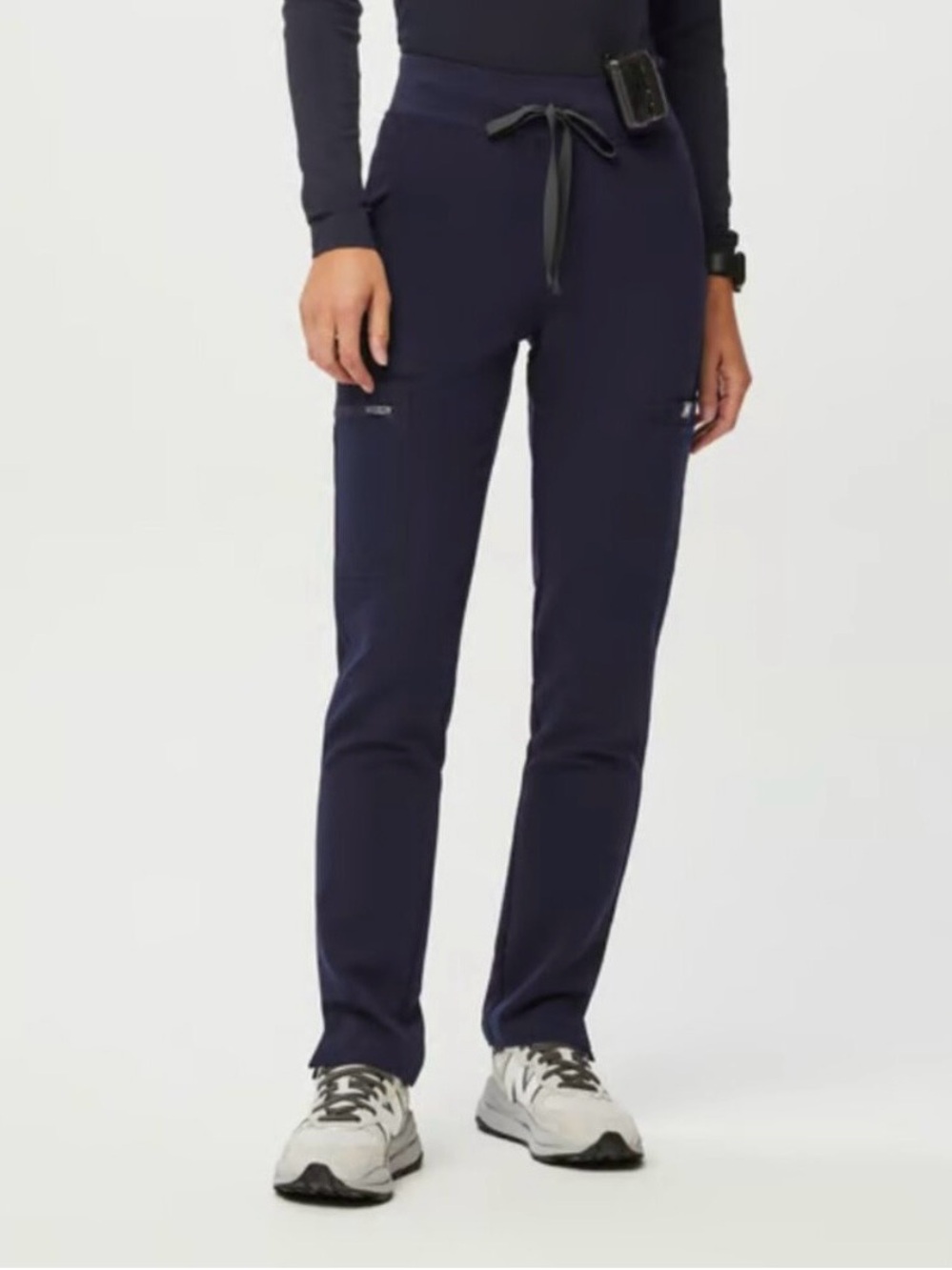 Figs Yola High-Rise Slim Scrub Pants XS-tall